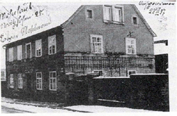 Geburtshaus Wilhelm Leuschner. (Aufnahme vom 28. Februar 1937)